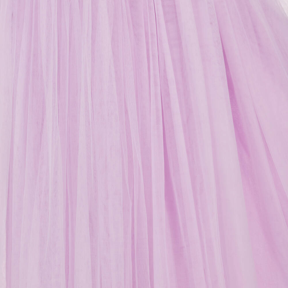 Tutu du Monde-Girls Lavender Purple Tulle Jewelled Maxi Dress | Childrensalon Outlet