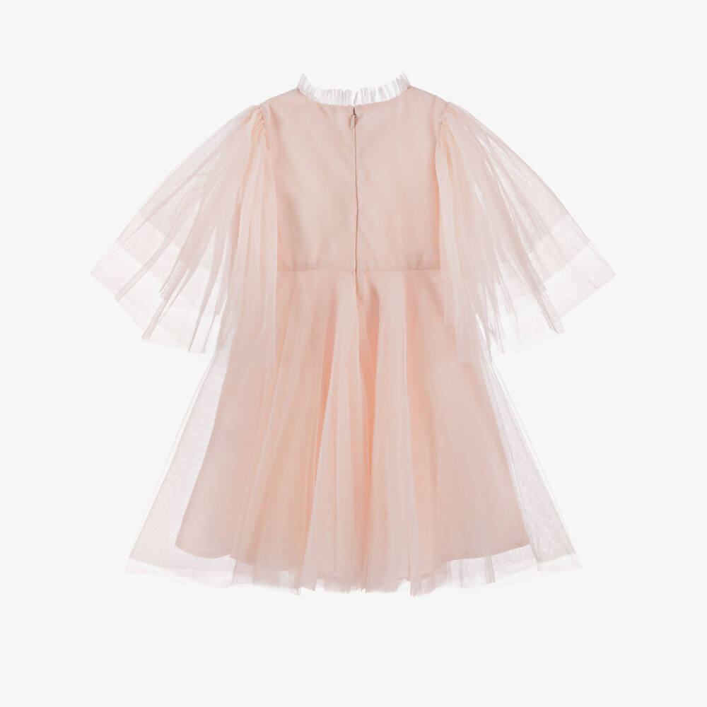 Tutu du Monde-Girls Light Pink Beaded Bodice Tulle Dress | Childrensalon Outlet