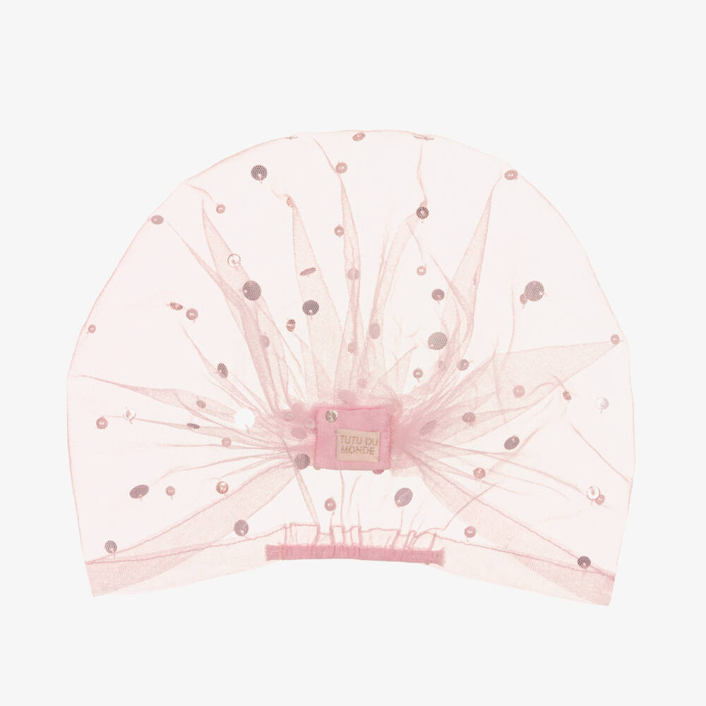 Tutu du Monde-Girls Light Pink Sequin Turban | Childrensalon Outlet