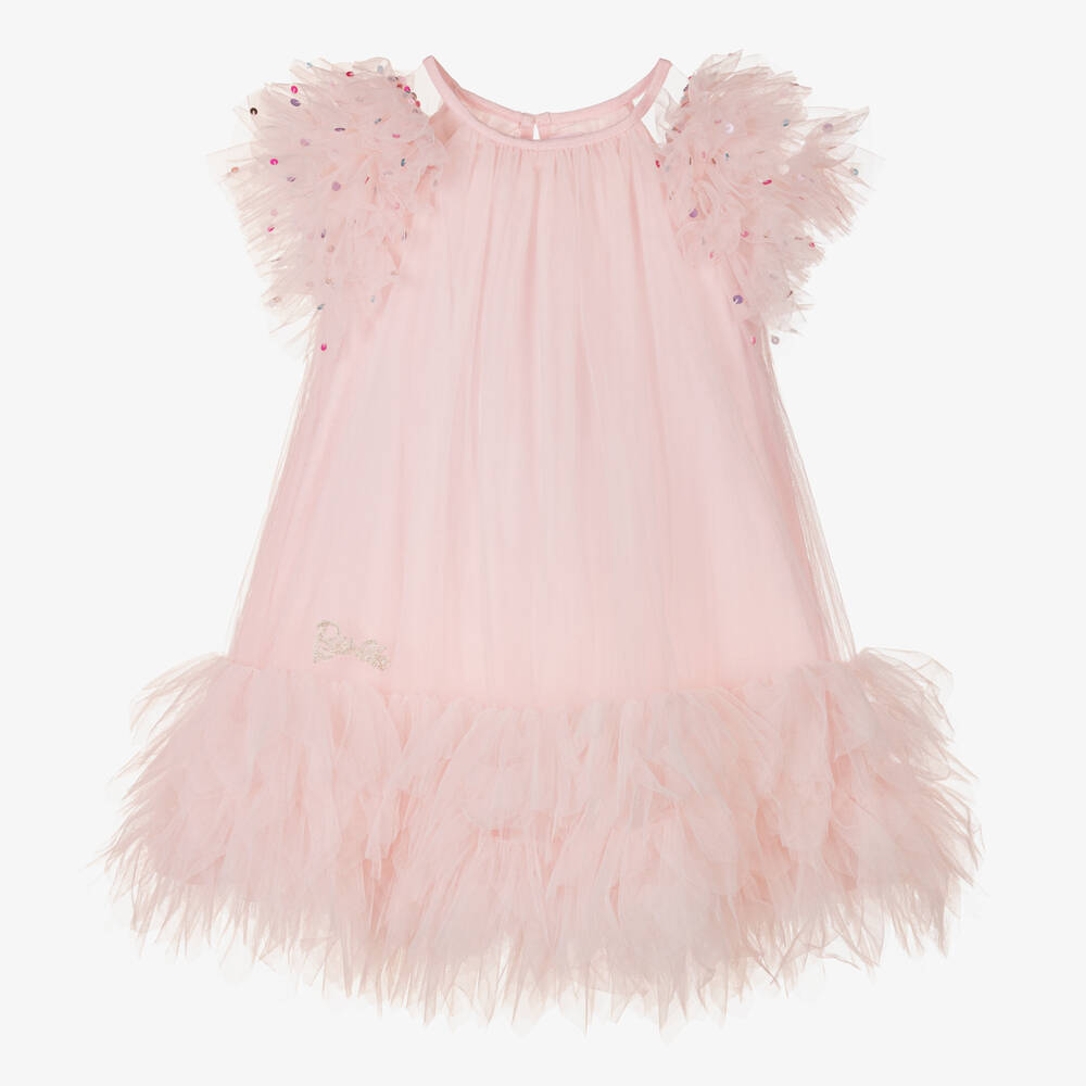 Tutu du Monde - Розовое платье из тюля в стиле Барби | Childrensalon