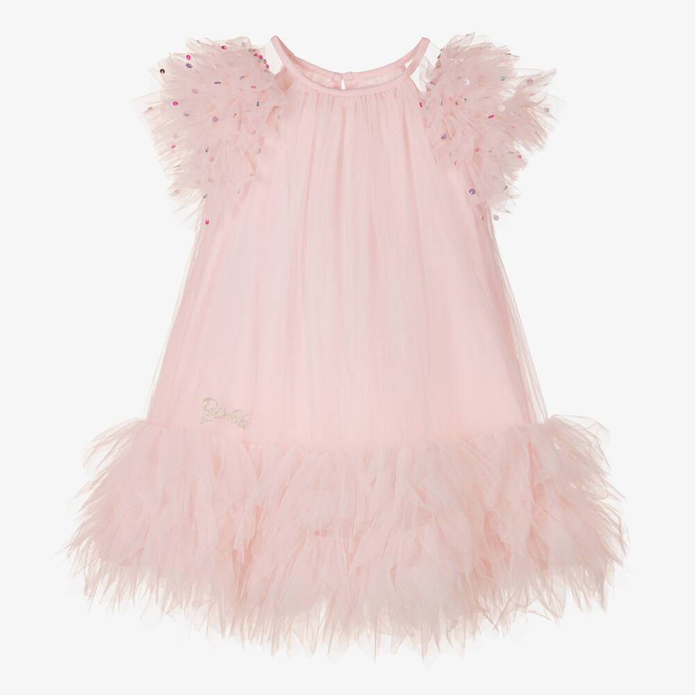 Tutu du Monde - Robe rose clair en tulle Barbie | Childrensalon