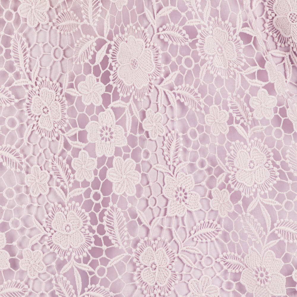 Tutu du Monde-Girls Lilac Floral Lace Dress | Childrensalon Outlet
