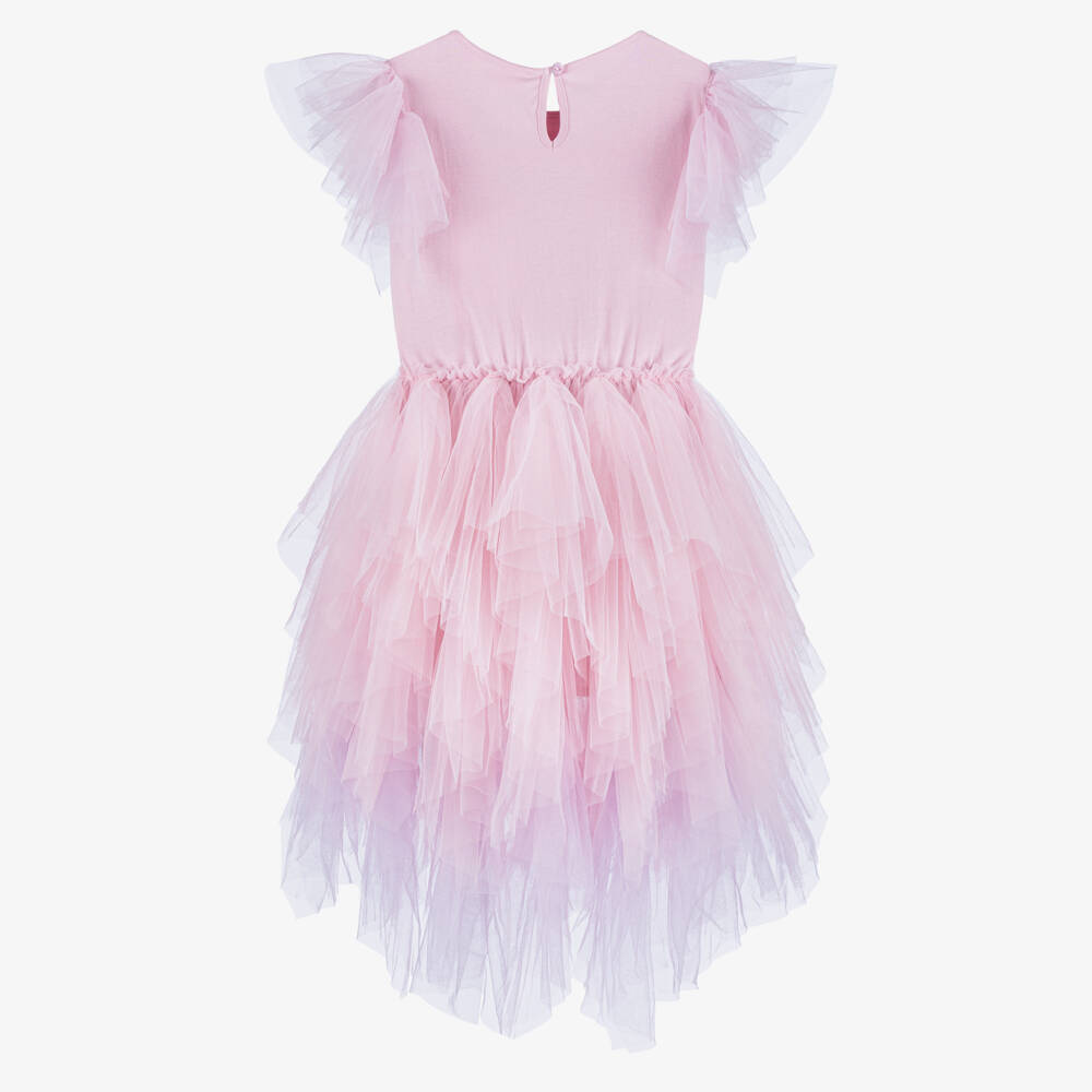 Tutu du Monde-Girls Lilac Pink Sequin Embellished Tulle Dress | Childrensalon Outlet