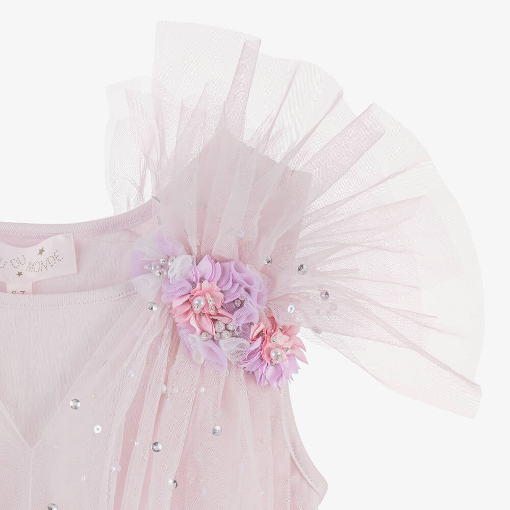 Tutu du Monde-Girls Lilac Pink Tulle Tutu Dress | Childrensalon Outlet