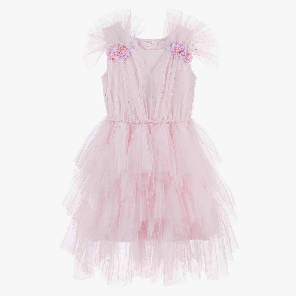 Tutu du Monde-Girls Lilac Pink Tulle Tutu Dress | Childrensalon Outlet