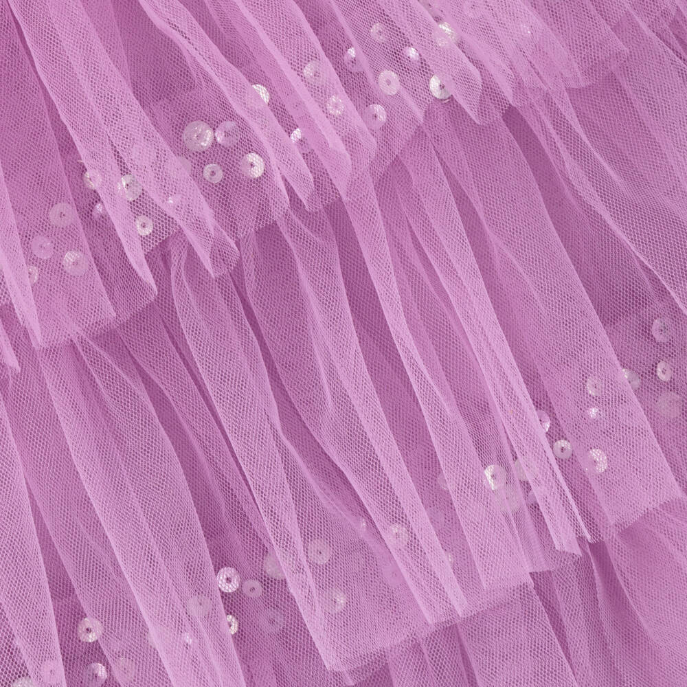 Tutu du Monde-Girls Lilac Sequin Tulle Dress | Childrensalon Outlet