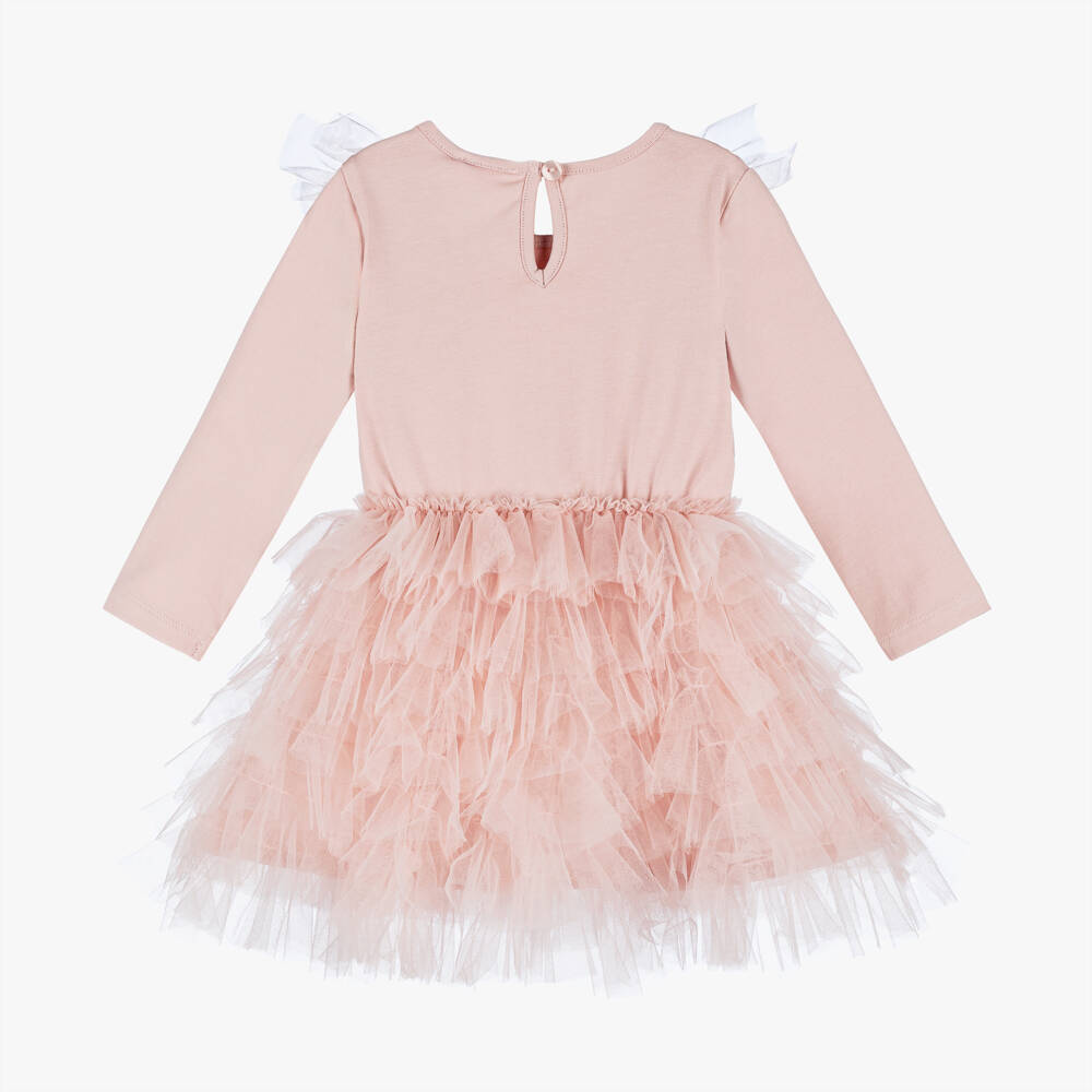 Tutu du Monde-Girls Long Sleeve Tulle Dress | Childrensalon Outlet