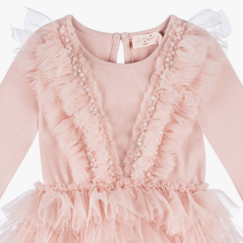Tutu du Monde-Girls Long Sleeve Tulle Dress | Childrensalon Outlet