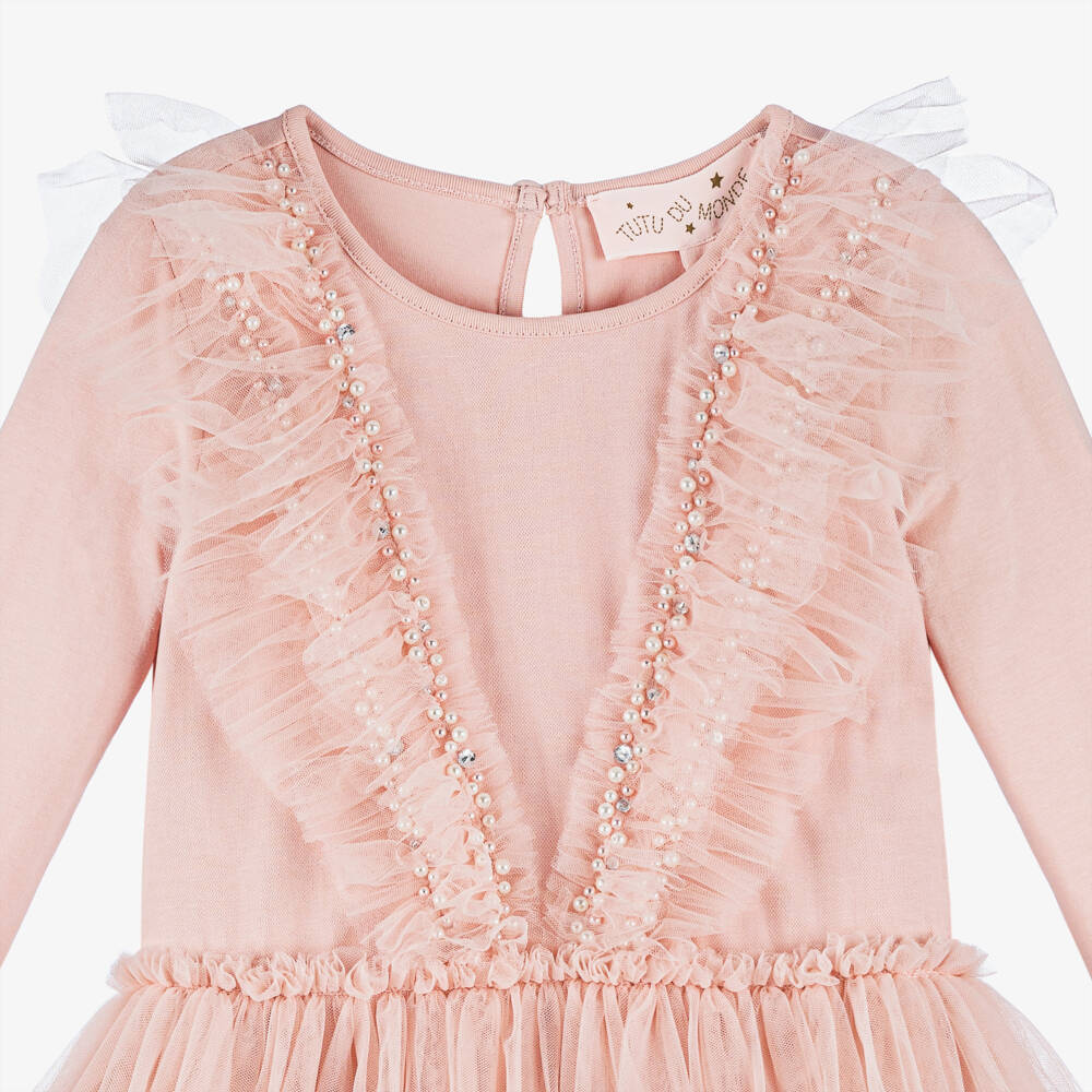 Tutu du Monde-Girls Long Sleeve Tulle Dress | Childrensalon Outlet