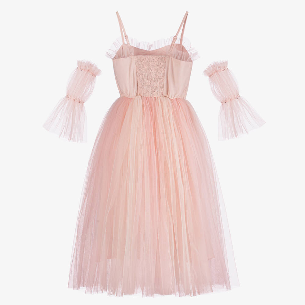 Tutu du Monde-فستان وردي فاتح مزين للبنات | Childrensalon Outlet