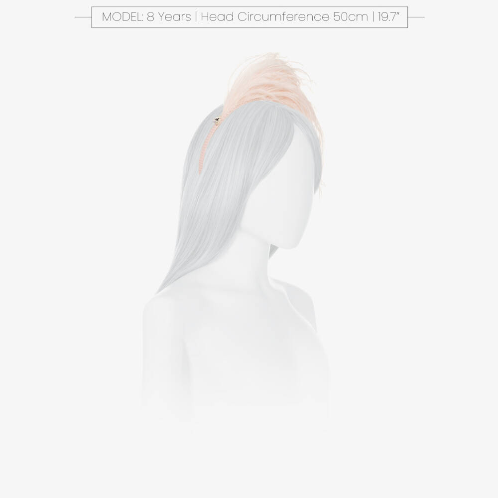 Tutu du Monde-Girls Pale Pink Feather Hairband | Childrensalon Outlet