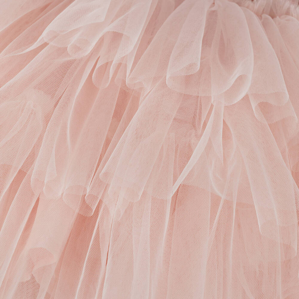 Tutu du Monde-Girls Pale Pink Sequin Embellished Tulle Dress | Childrensalon Outlet