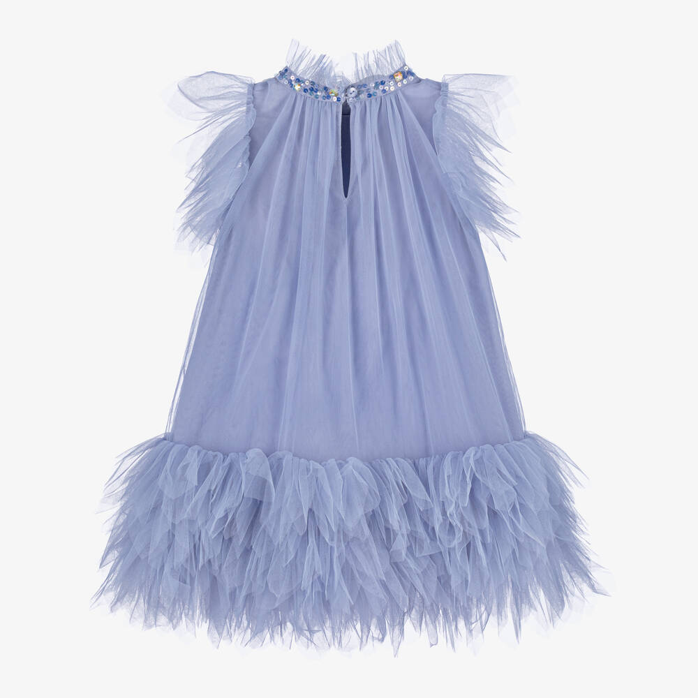 Tutu du Monde-Girls Periwinkle Sparkle Tulle Gown | Childrensalon Outlet