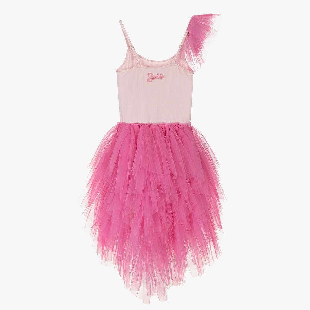 Tutu du Monde-Girls Pink Barbie Sequin Tulle Dress | Childrensalon Outlet