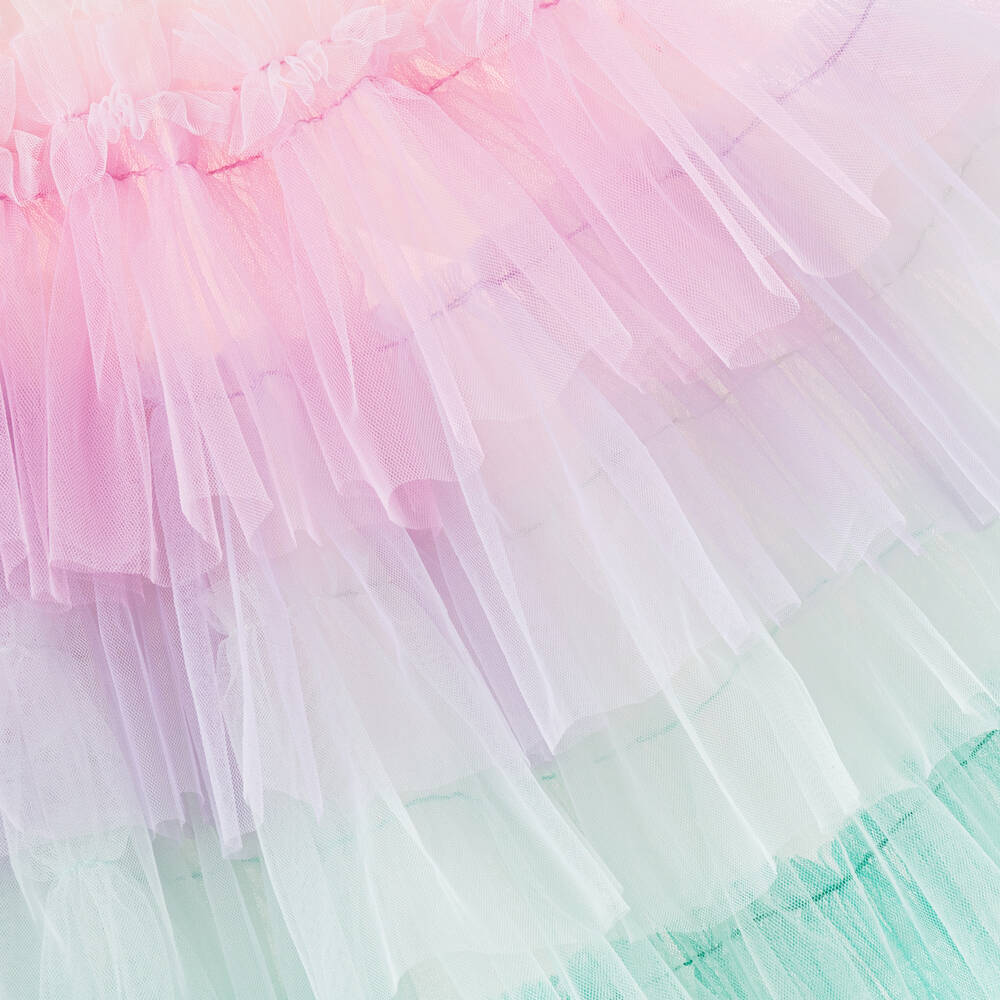 Pink and blue tutu skirt sales