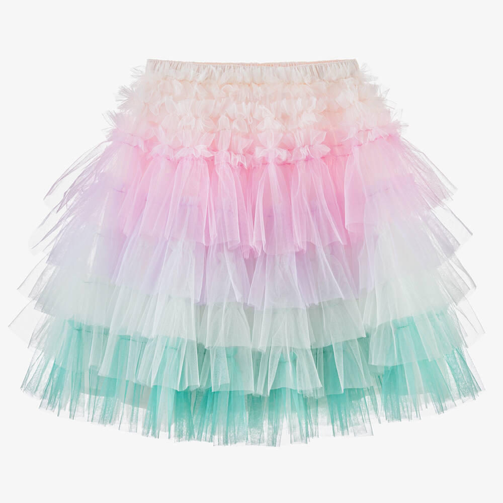 Tutu du Monde-Girls Pink & Blue Tulle Tutu Skirt | Childrensalon Outlet