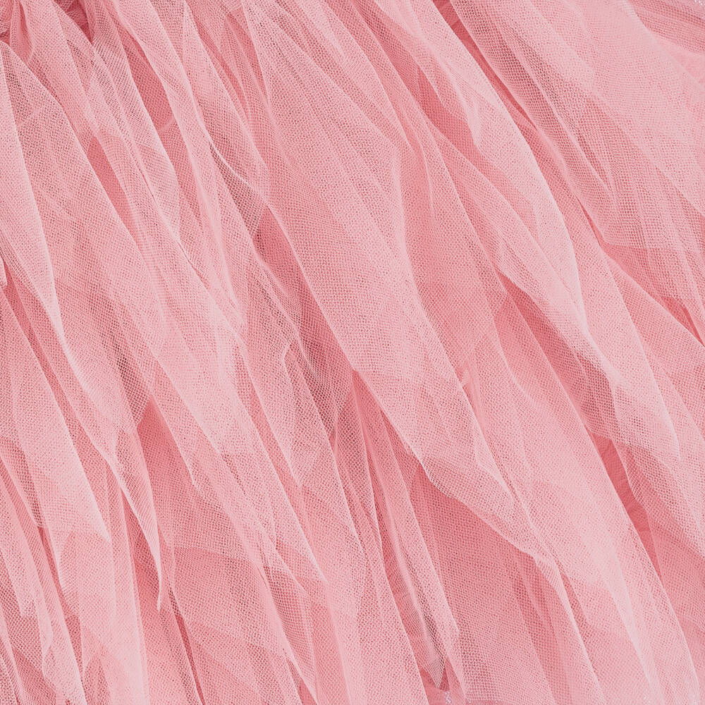 Tutu du Monde-Girls Pink Floral Tulle Gown | Childrensalon Outlet