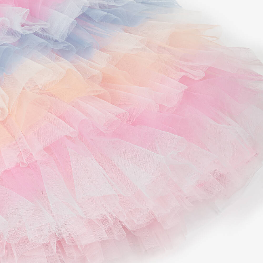 Tutu du Monde-Girls Pink & Pastel Coloured Tulle Ruffle Dress | Childrensalon Outlet
