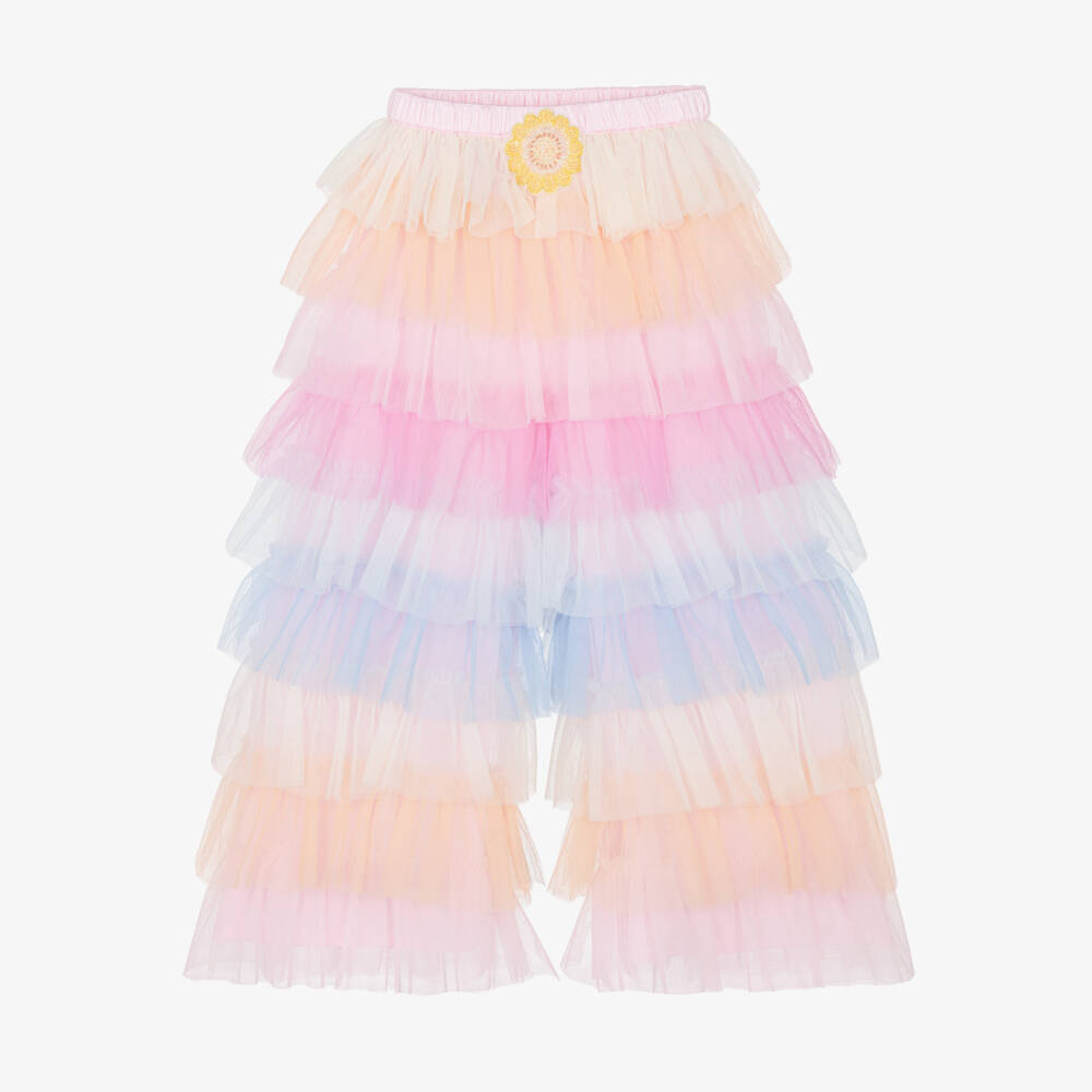 Tutu du Monde-Girls Pink Pastel Tulle Ruffle Trousers | Childrensalon Outlet