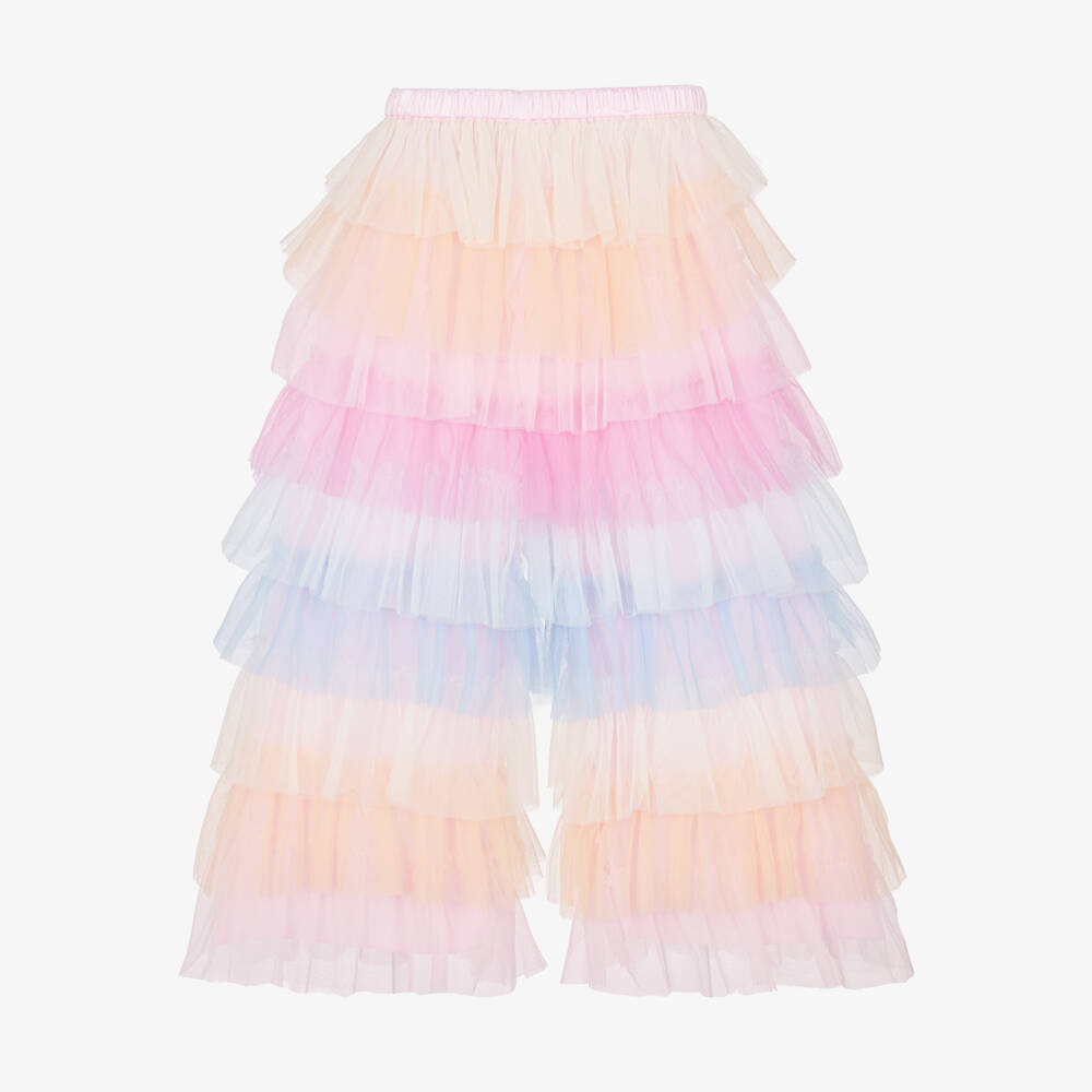 Tutu du Monde-Girls Pink Pastel Tulle Ruffle Trousers | Childrensalon Outlet