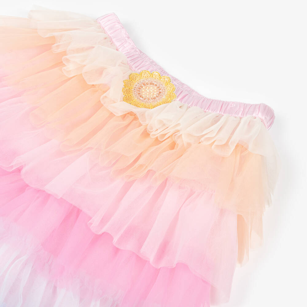Tutu du Monde-Girls Pink Pastel Tulle Ruffle Trousers | Childrensalon Outlet