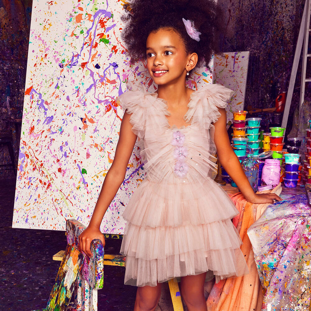 Flower tutu dress deals