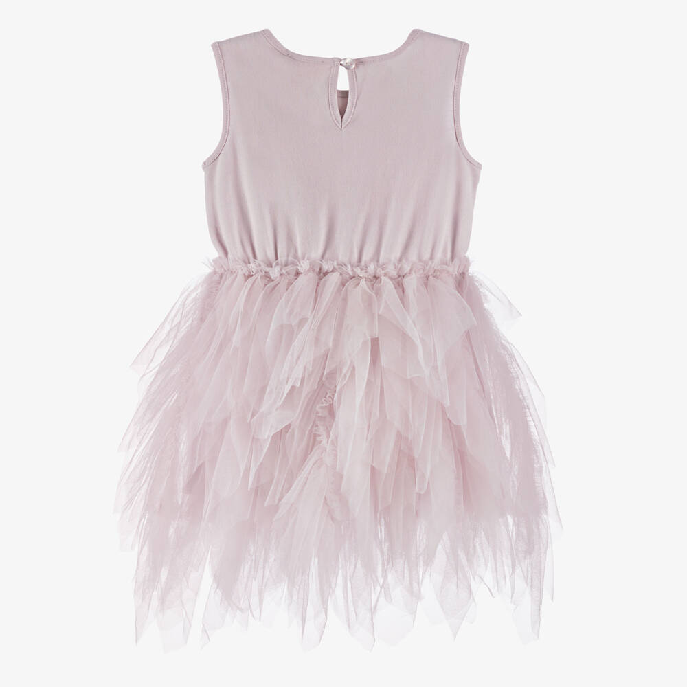 Tutu du Monde-Girls Pink Sequin Tulle Dress | Childrensalon Outlet