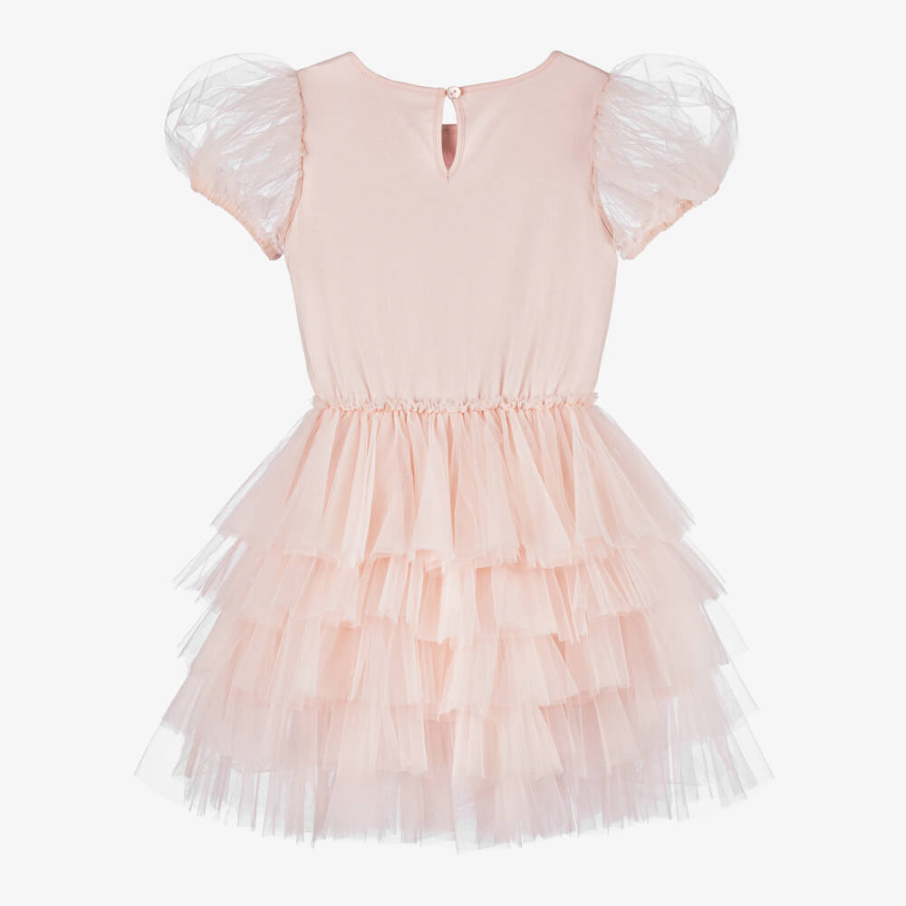 Tutu du Monde-Girls Pink Sequined Tulle Gown | Childrensalon Outlet
