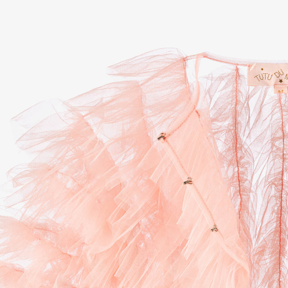 Tutu du Monde-جاكيت طبقات تول وردي للبنات | Childrensalon Outlet