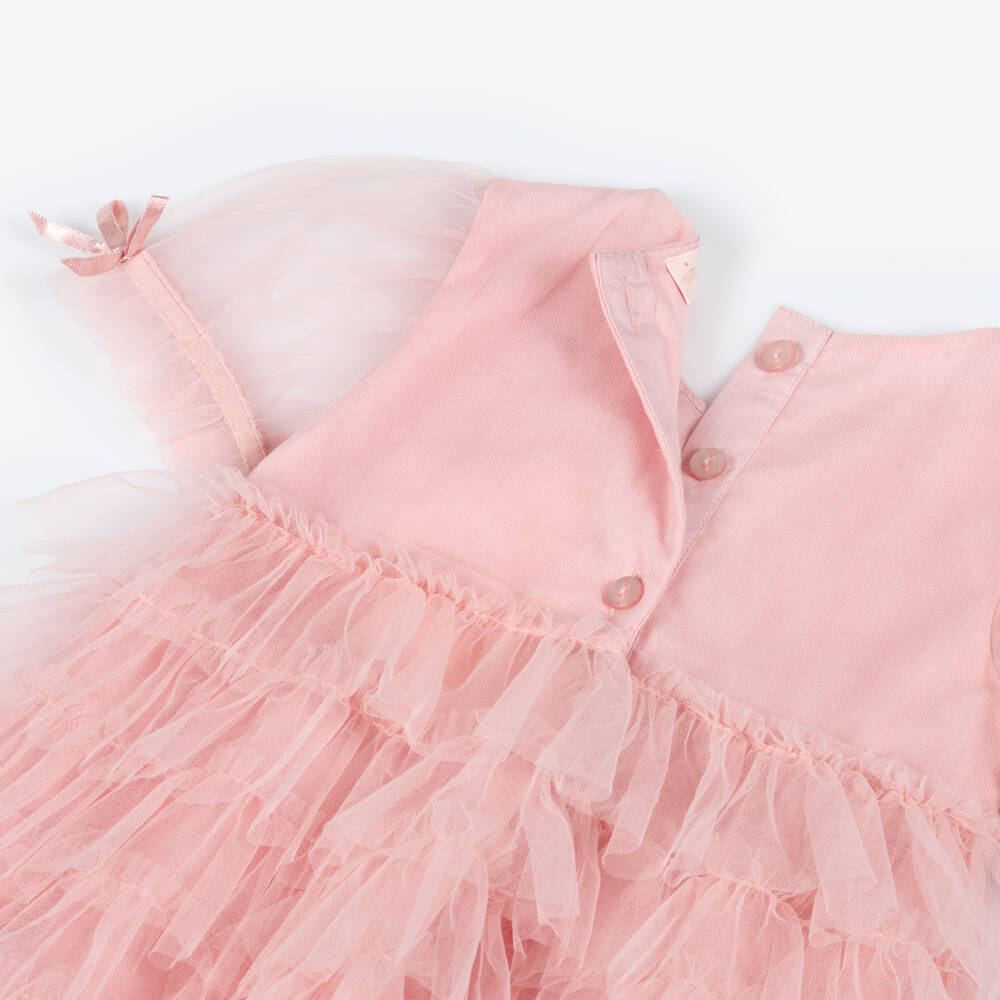 Tutu du Monde-Girls Pink Tulle Beaded Delight | Childrensalon Outlet