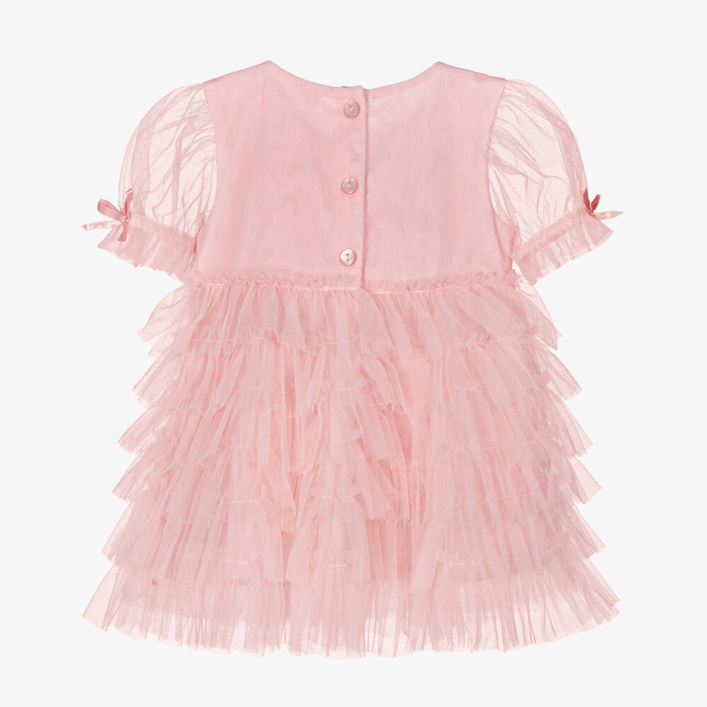 Tutu du Monde-Girls Pink Tulle Beaded Delight | Childrensalon Outlet