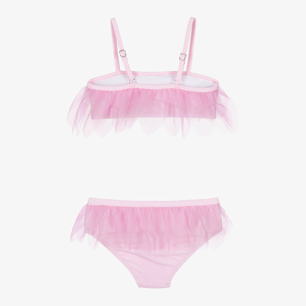 Tutu du Monde - Girls Pink Tulle Bikini (SPF30+)
