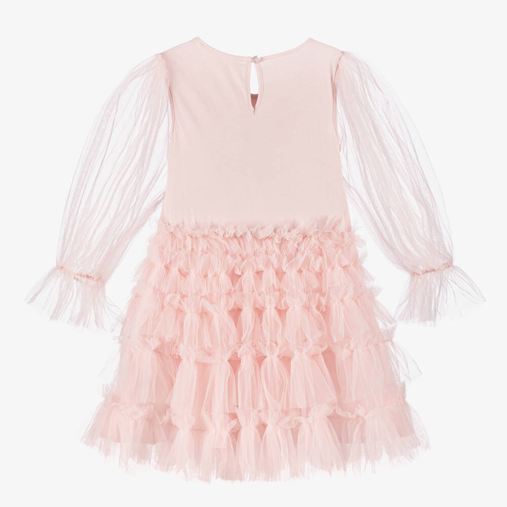 Tutu du Monde-Элегантное платье из розового тюля для девочек | Childrensalon Outlet