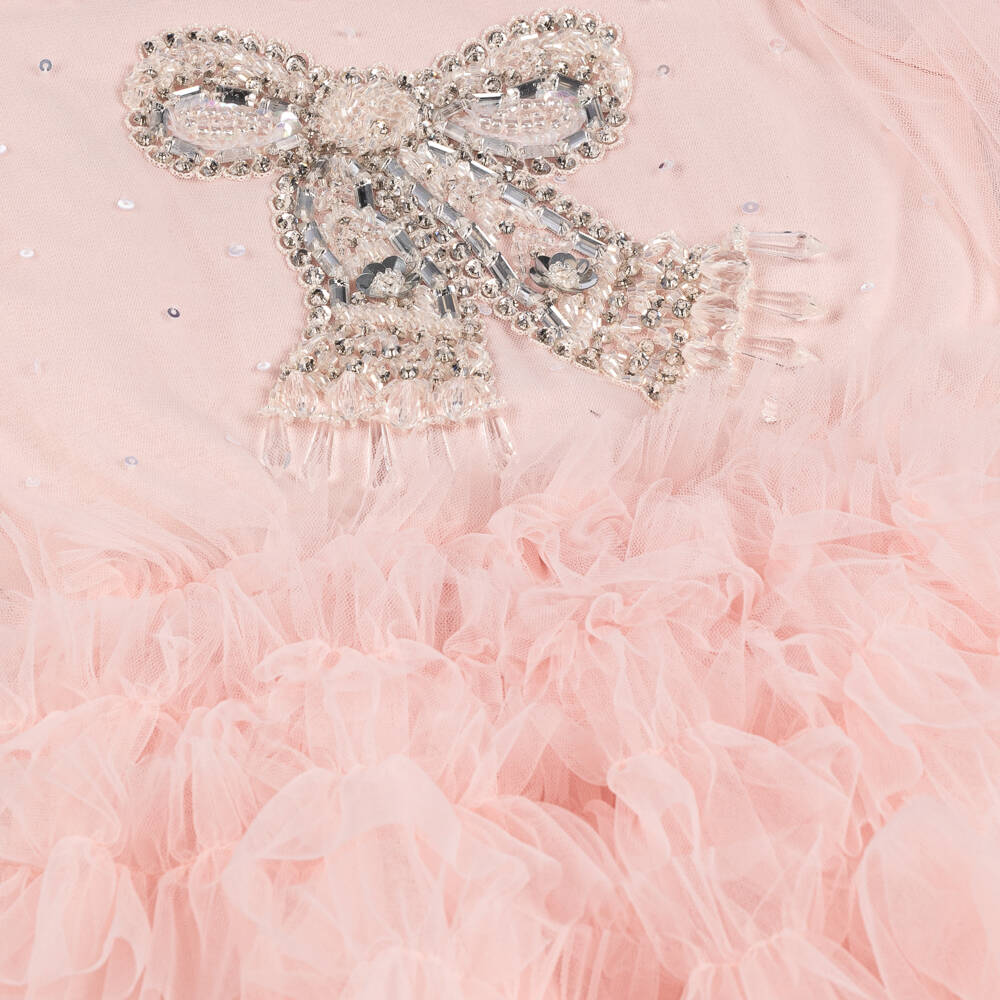 Tutu du Monde-Элегантное платье из розового тюля для девочек | Childrensalon Outlet