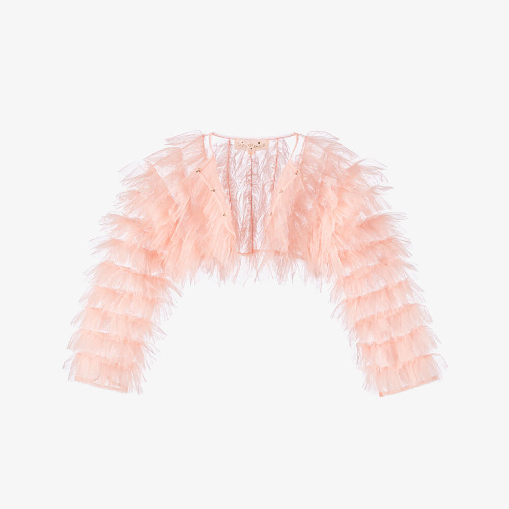 Tutu du Monde-جاكيت طبقات تول وردي للبنات | Childrensalon Outlet