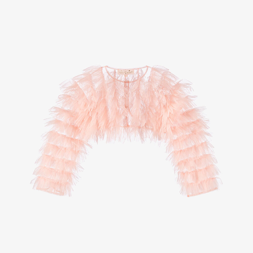 Tutu du Monde-جاكيت طبقات تول وردي للبنات | Childrensalon Outlet