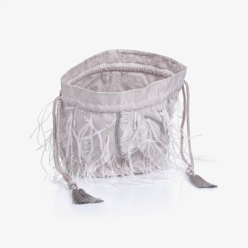 Tutu du Monde-Сумка с пурпурными перьями для девочек | Childrensalon Outlet