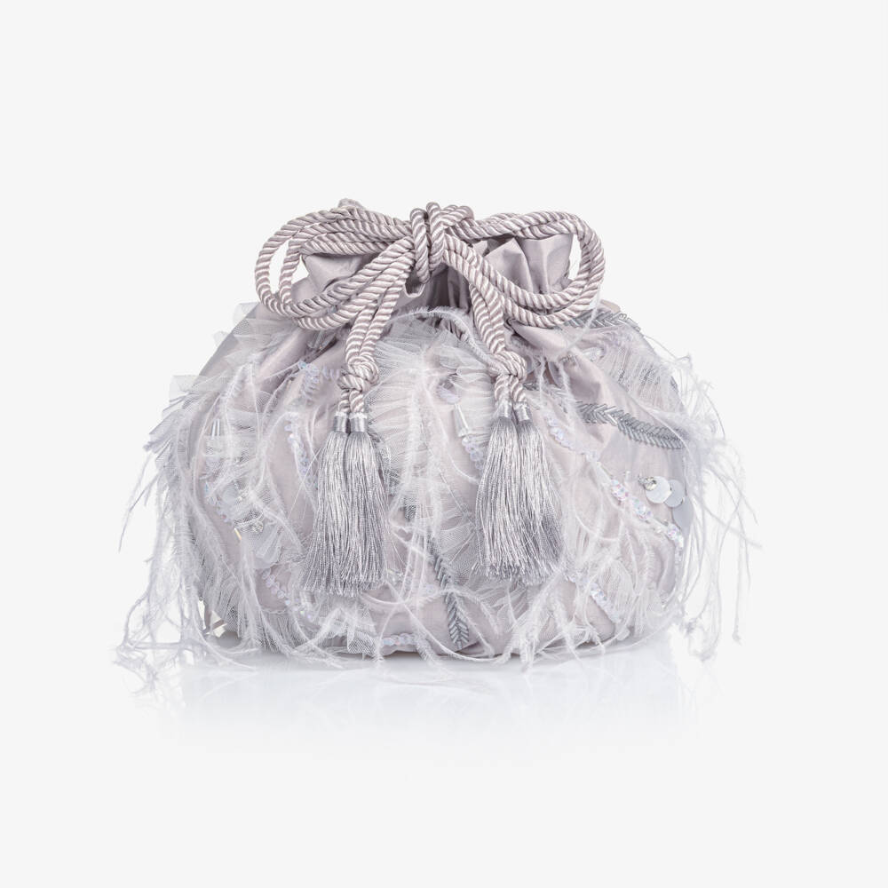 Tutu du Monde-Сумка с пурпурными перьями для девочек | Childrensalon Outlet