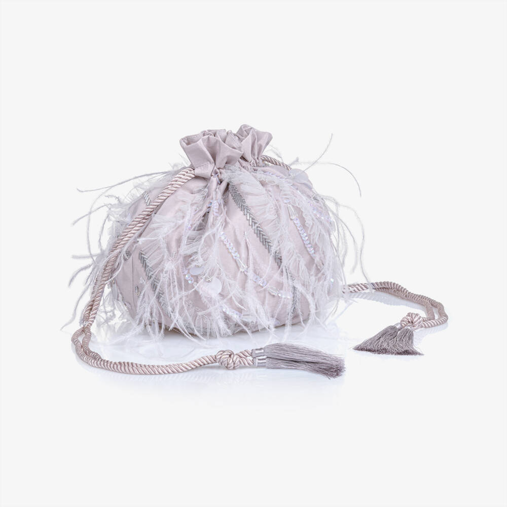 Tutu du Monde-Сумка с пурпурными перьями для девочек | Childrensalon Outlet