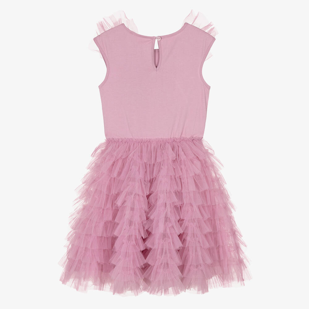 Tutu du Monde-Girls Purple Sequin Tulle Dress  | Childrensalon Outlet