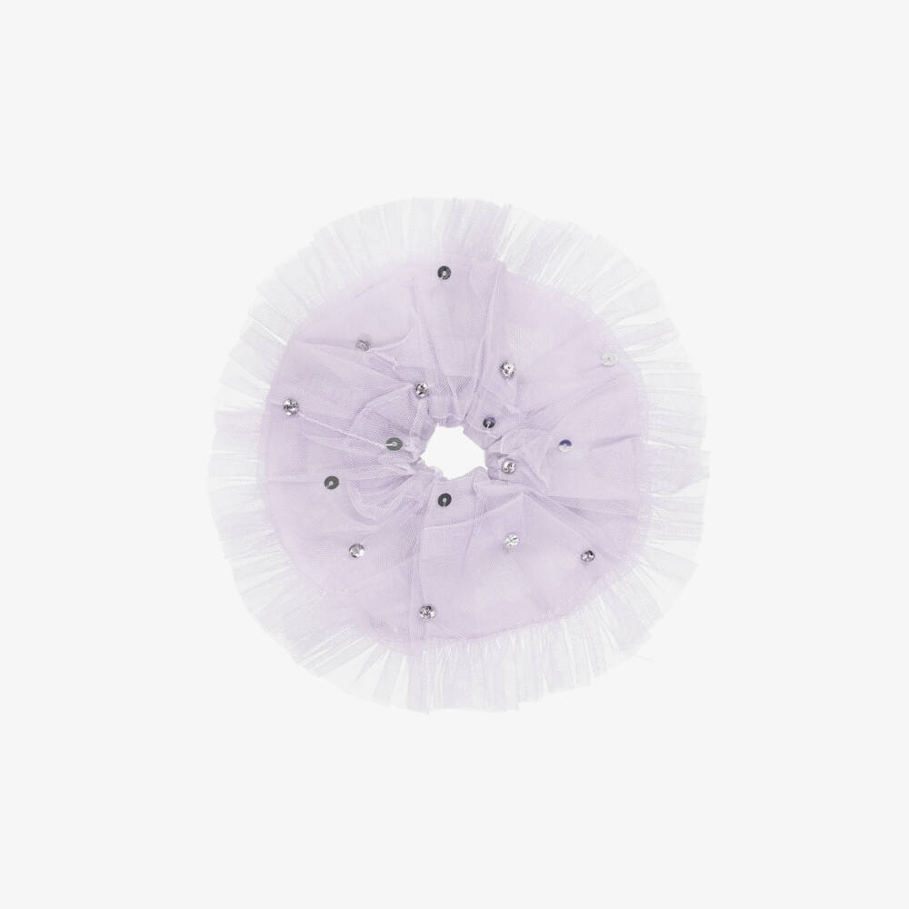 Tutu du Monde-Girls Purple Tulle Sequin Hairband | Childrensalon Outlet