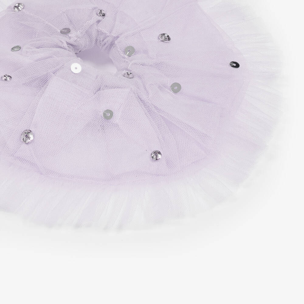 Tutu du Monde-Girls Purple Tulle Sequin Hairband | Childrensalon Outlet