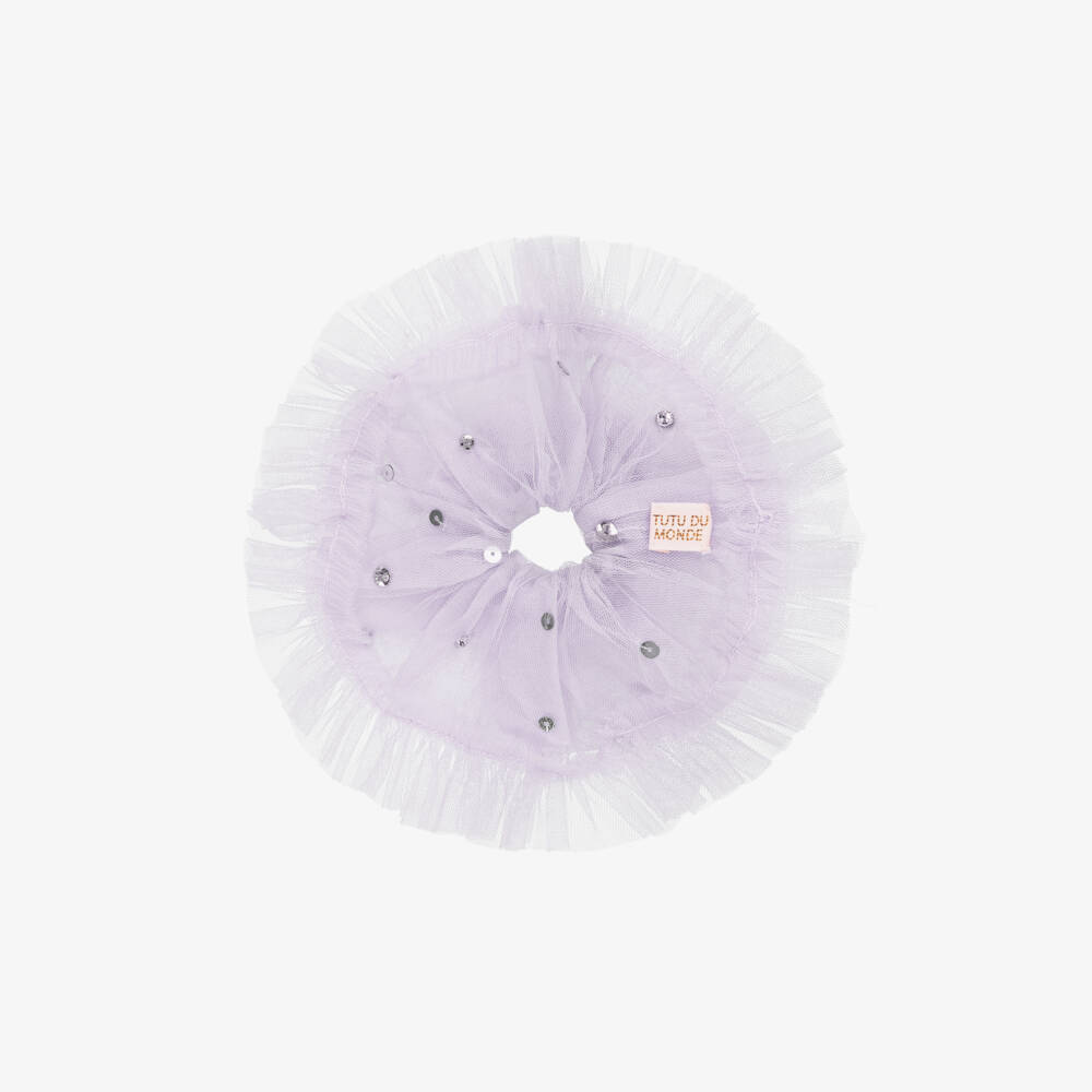 Tutu du Monde-Girls Purple Tulle Sequin Hairband | Childrensalon Outlet