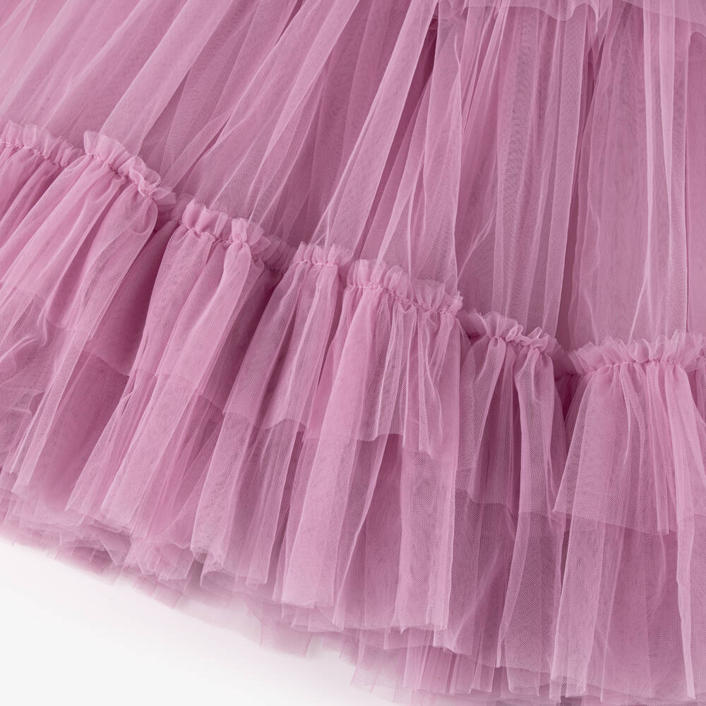 Tutu du Monde-Girls Purple Tulle Tiered Sequin Maxi Dress | Childrensalon Outlet