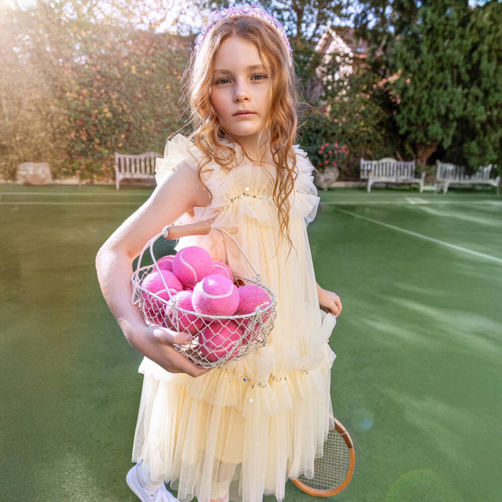 Tutu du Monde-فستان تول براق للبنات | Childrensalon Outlet