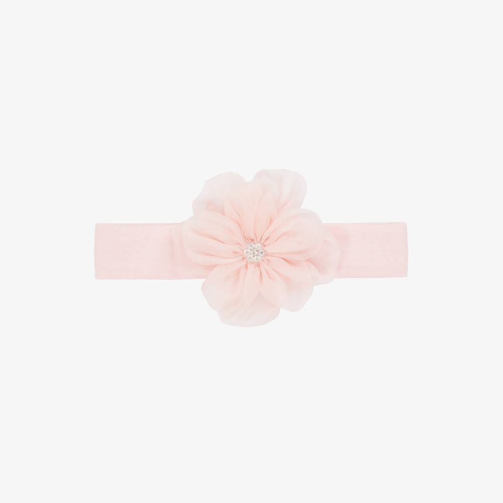 Tutu du Monde-Girls Rosy Organza Bloom Hairband | Childrensalon Outlet