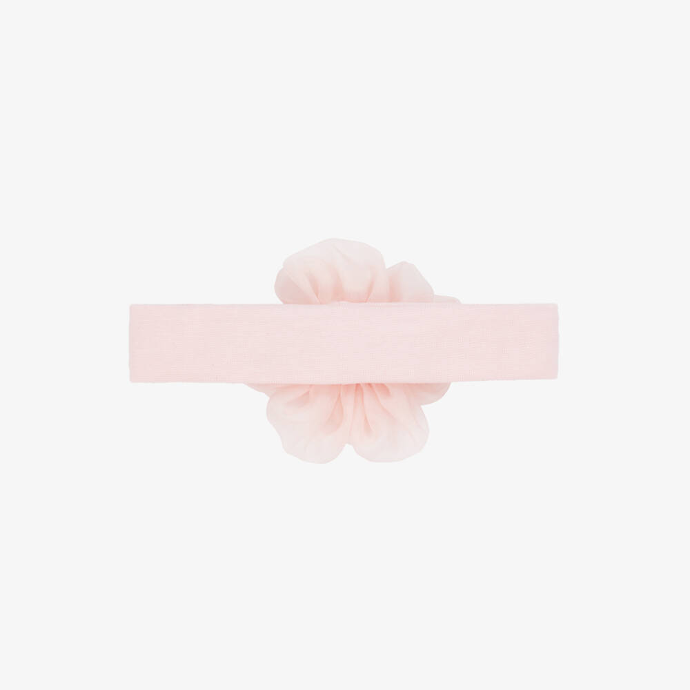 Tutu du Monde-Girls Rosy Organza Bloom Hairband | Childrensalon Outlet