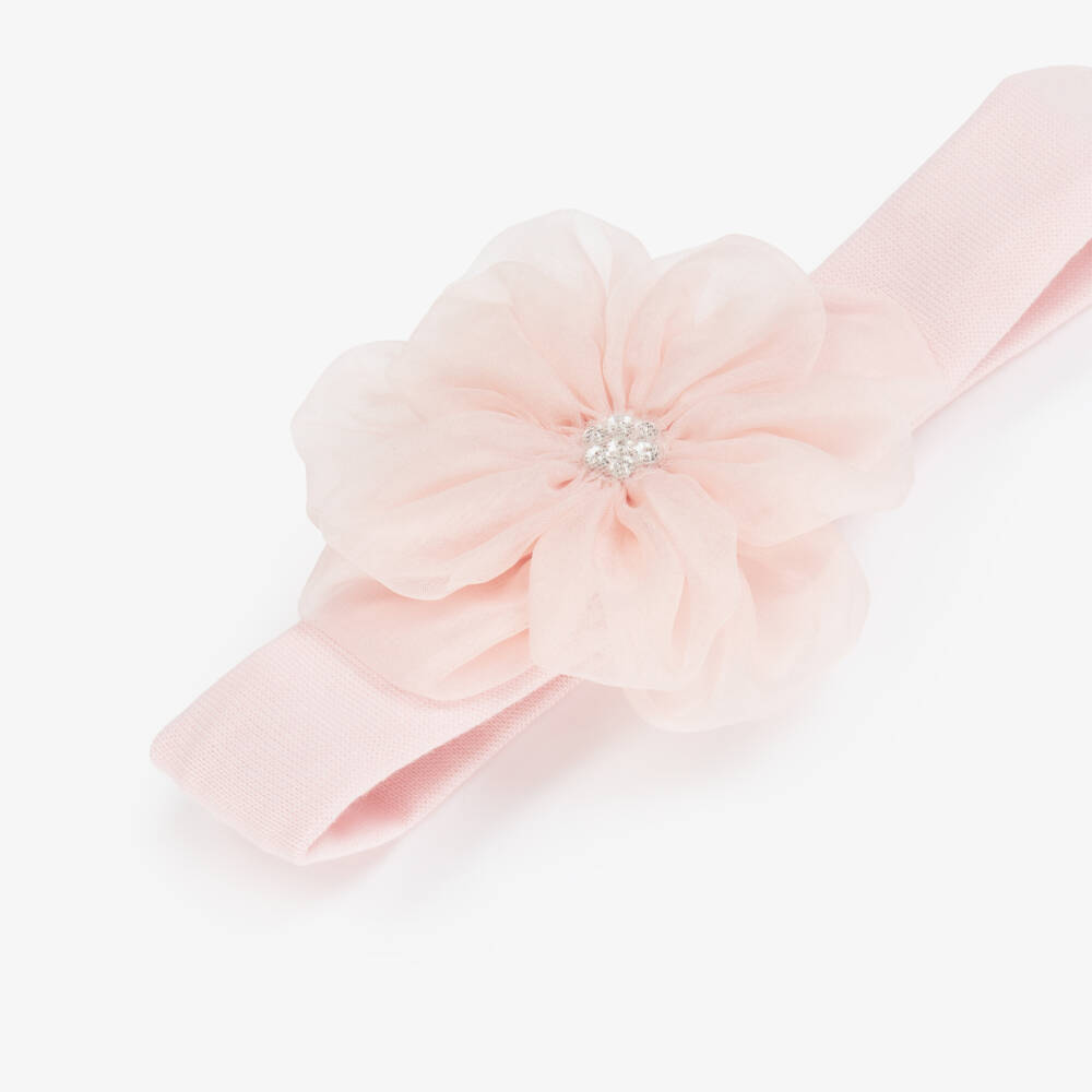 Tutu du Monde-Girls Rosy Organza Bloom Hairband | Childrensalon Outlet