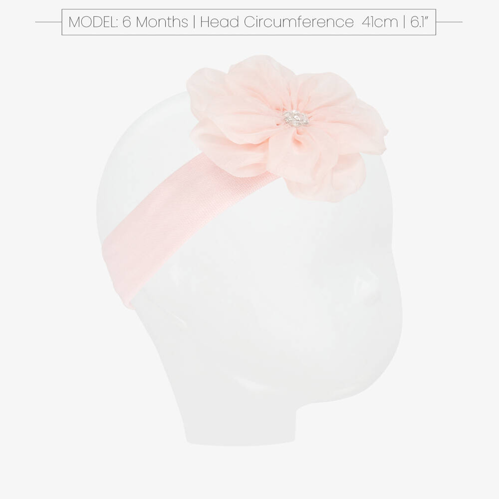 Tutu du Monde-Girls Rosy Organza Bloom Hairband | Childrensalon Outlet