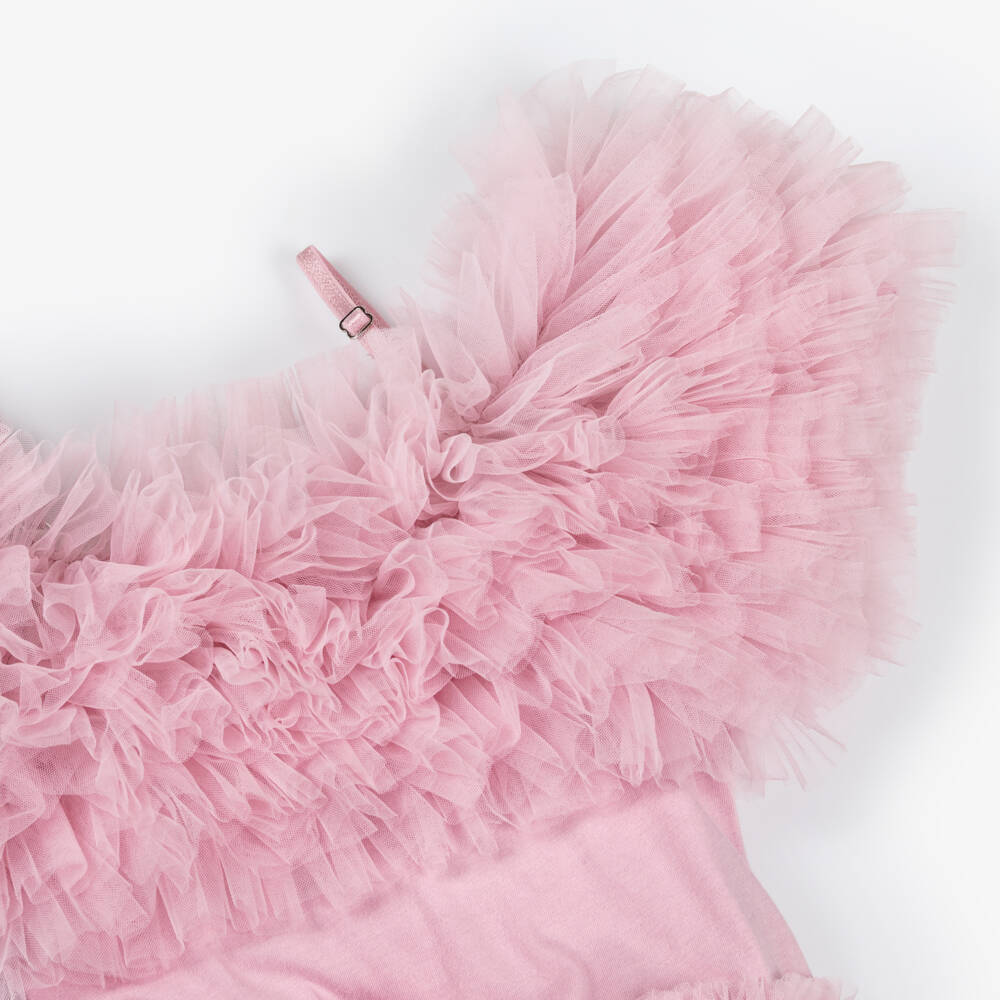 Tutu du Monde-Girls Rosy Tulle Shoulder Gown | Childrensalon Outlet